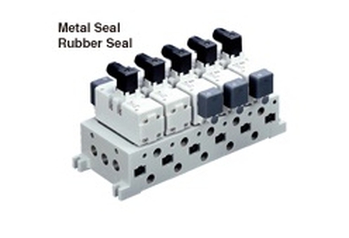 โซลินอยด์วาล์ว 5 พ็อต มาตรฐาน iso Smc vq7-6 5 port solenoid valve iso standard vq