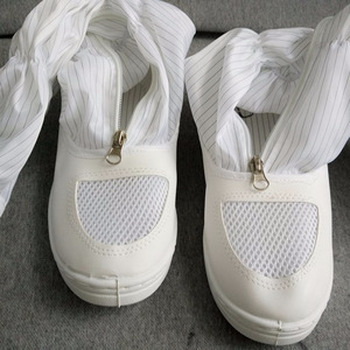 รองเท้าบูทต่อผ้าคลีนรูม รองเท้าบูทต่อผ้ากันไฟฟ้าสถิต Cleanroom booties sk314