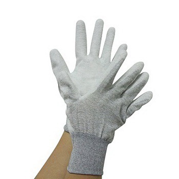 ถุงมือกันไฟฟ้าสถิต ถุงมือคาร์บอนกันไฟฟ้าสถิต Esd carbon fiber gloves sk401a palm fit