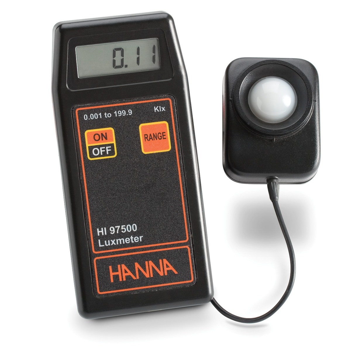 Portable lux meter hanna hi97500