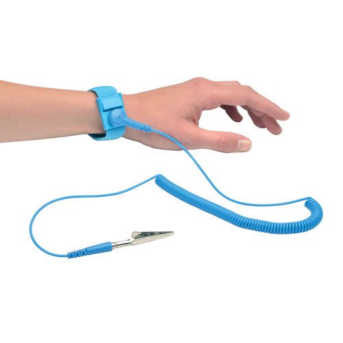สายรัดข้อมือกันไฟฟ้าสถิตแบบมีสาย สายกราวด์ข้อมือกันไฟฟ้าสถิต Esd wrist strap