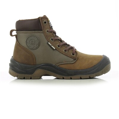 รองเท้าเซฟตี้ Safety shoes fashion dakar brown