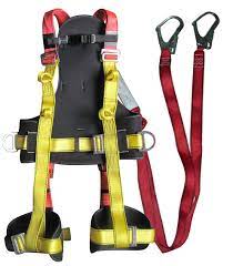เข็มขัดนิรภัยเต็มตัว Safety harness ms-777 absorber webbing 2 hook