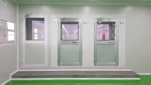 ประตูห้องคลีนรูม Air shower cleam room