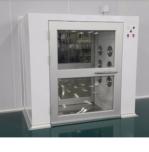 แอร์ชาวเวอร์ พาสบล็อค Air shower with pass box for clean room