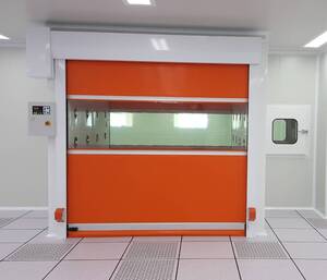 ประตูคลีนรูมแบบชัดเตอร์ดอร์ Air shower high speed shutter door