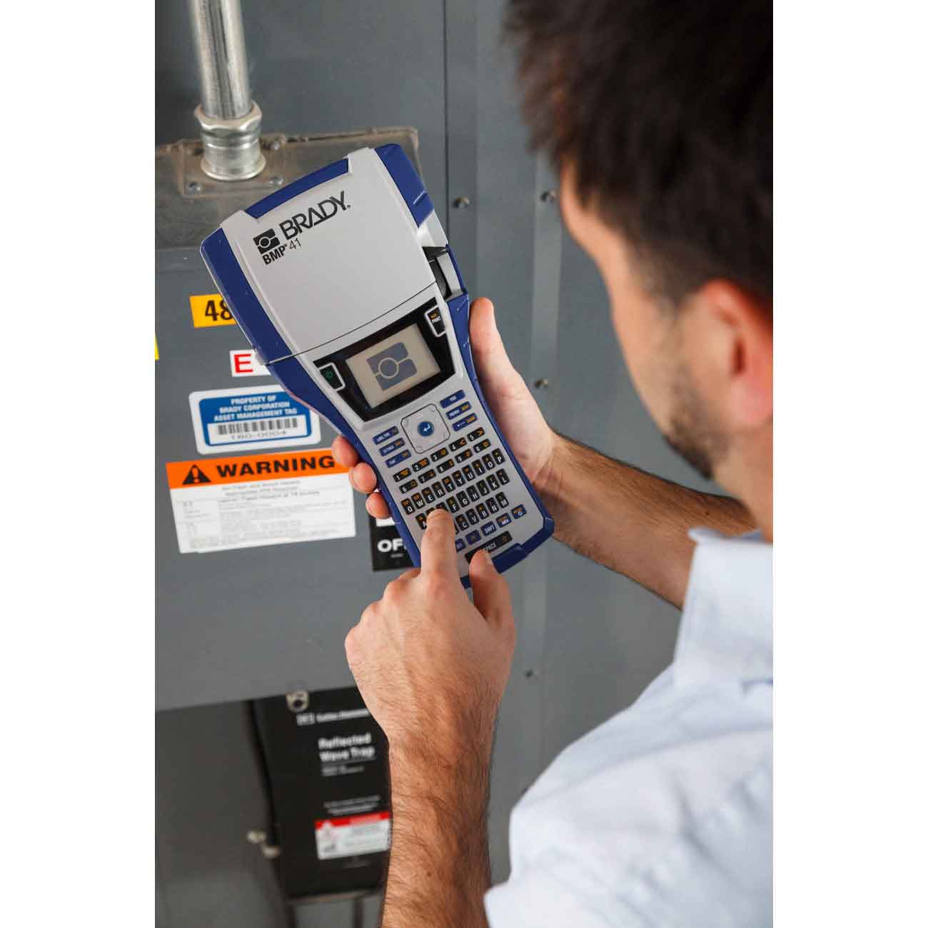 เครื่องปริ้นลาเบลเบรดี้ Brady bmp41 label printer electrical starter kit 