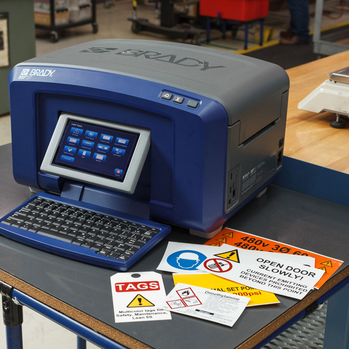 เครื่องพิมพ์ลาเบล Brady bbp35 multi-color sign and label printer