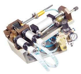 เครื่องตัดสายไฟ เครื่องปอกบิดสายไฟ Pneumatic wire stripping twisting machine yh-310