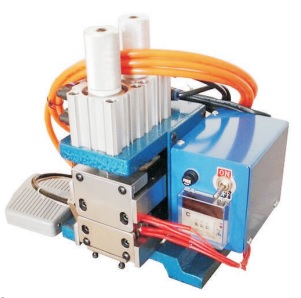 เครื่องตัดสายไฟ เครื่องปอกบิดสายไฟ Pneumatic wire stripping twisting machine yh-3f