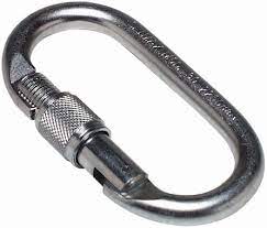 ตะขอนิรภัย ตะขอเซฟตี้ แบบหมุนเกลียว Safety hook karabiner