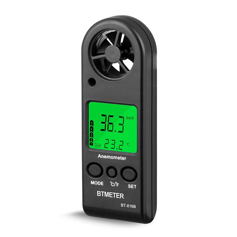 เครื่องวัดความเร็วลมและอุณหภูมิ holdpeak hp-816b