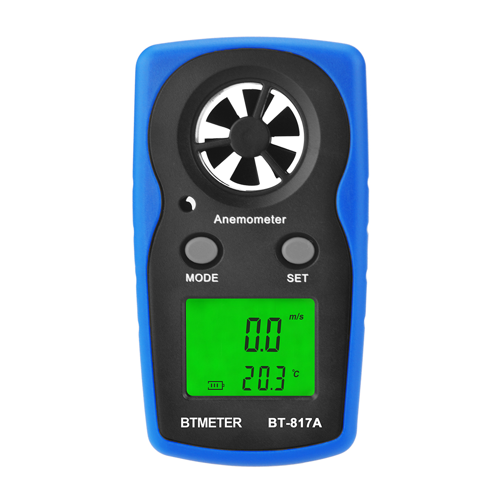 เครื่องวัดความเร็วลมแบบพกพา holdpeak hp-817a