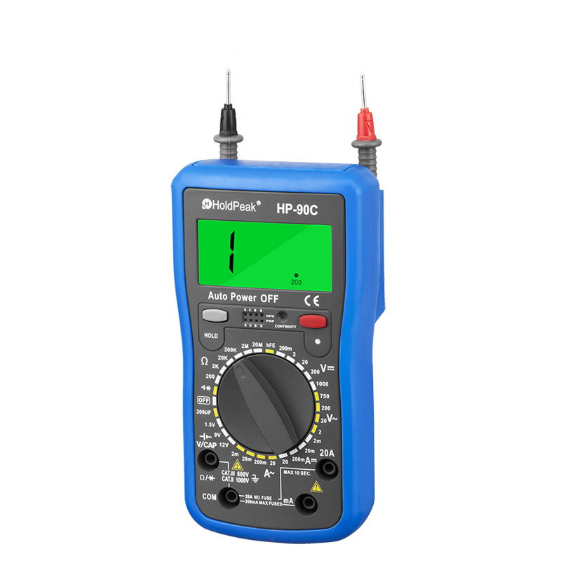 มัลติมิเตอร์แบบดิจิตอล holdpeak hp90C