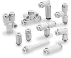 ข้องอลม ข้อต่อลม ฟิตติ้งลม Rod End Piston Rod End Bracket KJ SMC