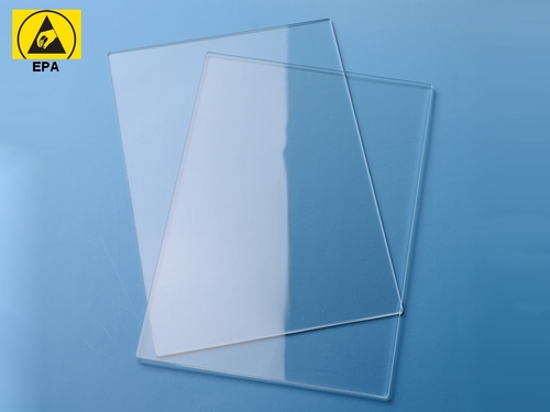 Clear pvc antistatic
