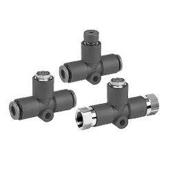 วาล์วปรับแรงลม Residual pressure release valve with one-touch fittings ke smc