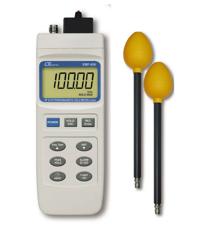 Electromagnetic field meter lutron model emf-819