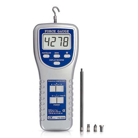Tension and compression force gauge lutron model fg-5005