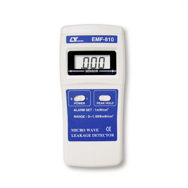 เครื่องตรวจจับการรั่วไหลของไมโครเวฟ lutron รุ่น emf-810