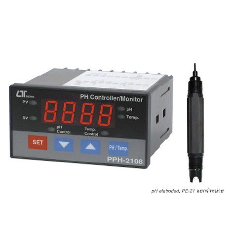 เครื่องควบคุมพีเอชแบบตั้งโต๊ะ lutron รุ่น pph-2108 