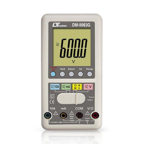 เครื่องมัลติมิเตอร์แบบสมาร์ทพลังสีเขียว lutron รุ่น dm-9983g