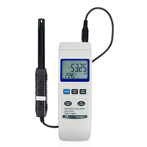 เครื่องวัดความชื้นสัมพัทธ์ lutron รุ่น yk-90ht