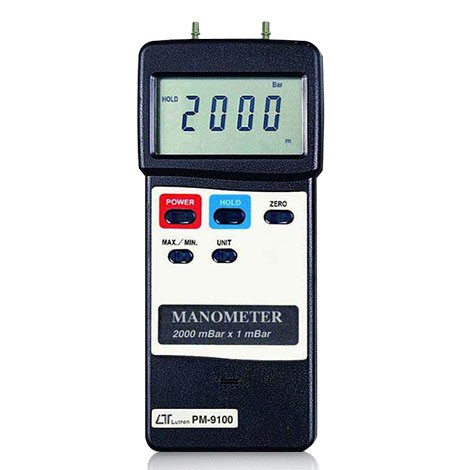 เครื่องวัดความดันแบบดิจิตอล lutron รุ่น pm-9100
