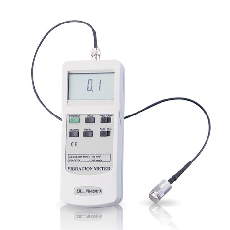 เครื่องวัดความสั่นสะเทือน lutron รุ่น vb-8201ha