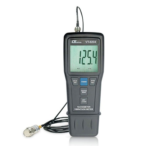 Vibration tachometer lutron model vt-8204