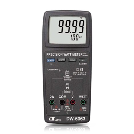 เครื่องวัดวัตต์ที่แม่นยำ lutron รุ่น dw-6063