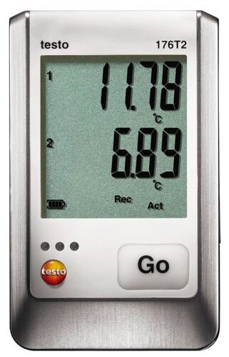 เครื่องวัดอุณหภูมิแบบบันทึกอุณหภูมิ testo-176T2