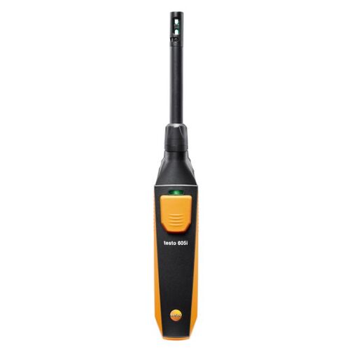 เครื่องวัดอุณหภูมิเเละความชื้นทำงานผ่านสมาร์ทโฟน testo-605i 