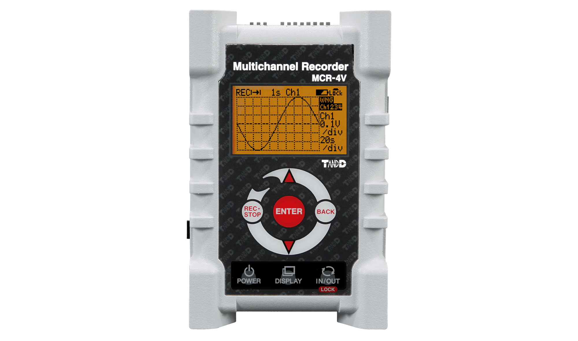 เครื่องบันทึกแรงดันไฟฟ้าแบบหลายช่องสัญญาณ mcr-4v
