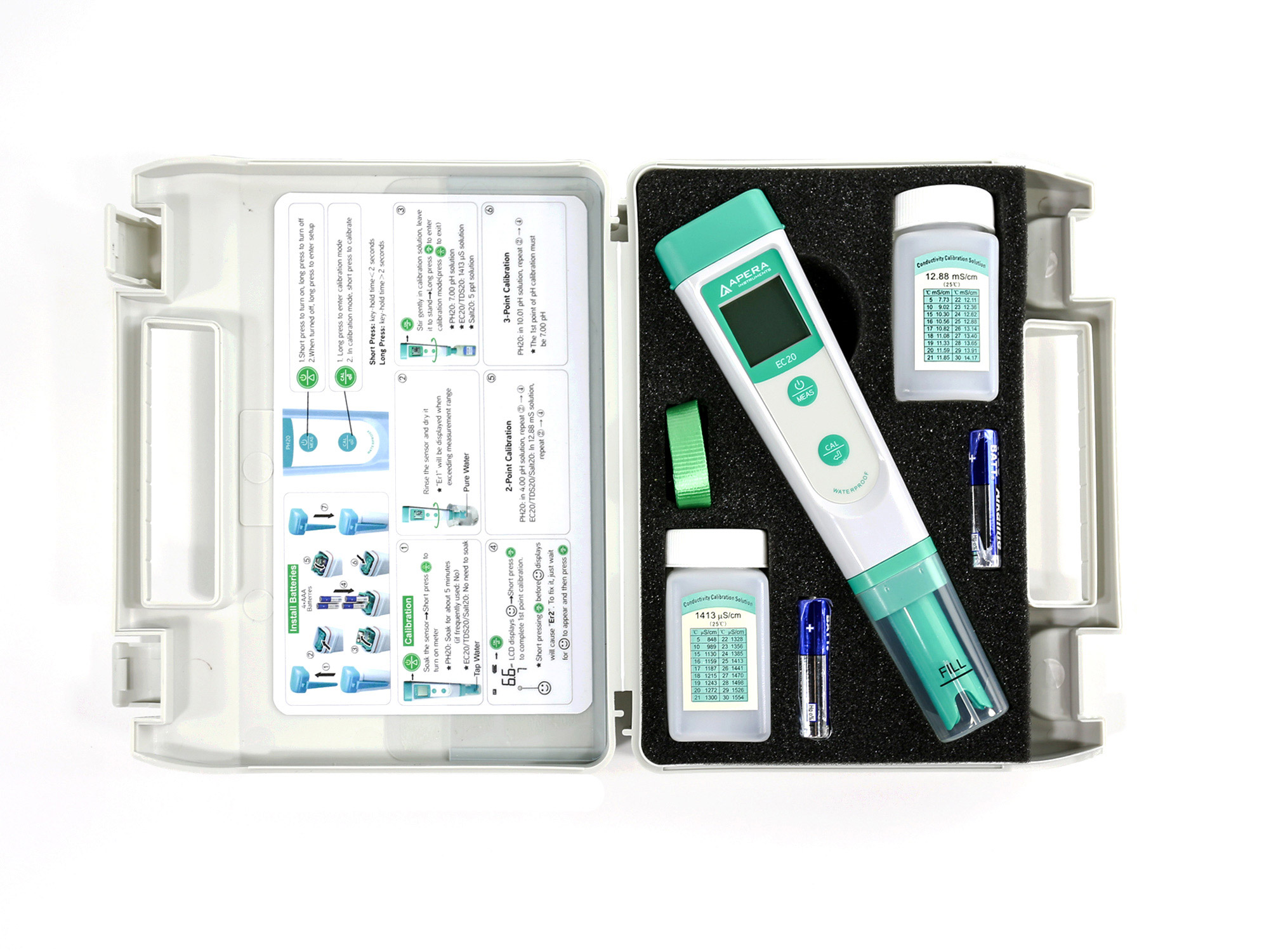 เครื่องวัดค่าการนำไฟฟ้า apera ec20 