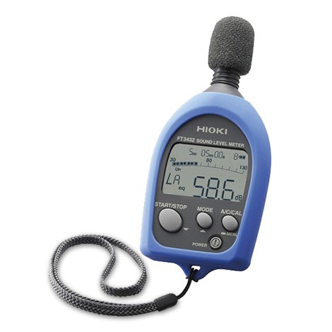 เครื่องวัดเสียงระดับเสียงแบบพกพา hioki ft3432