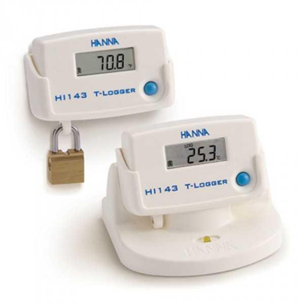 เครื่องบันทึกอุณหภูมิพร้อมแท่นวางแบบล็อค hanna hi143-10