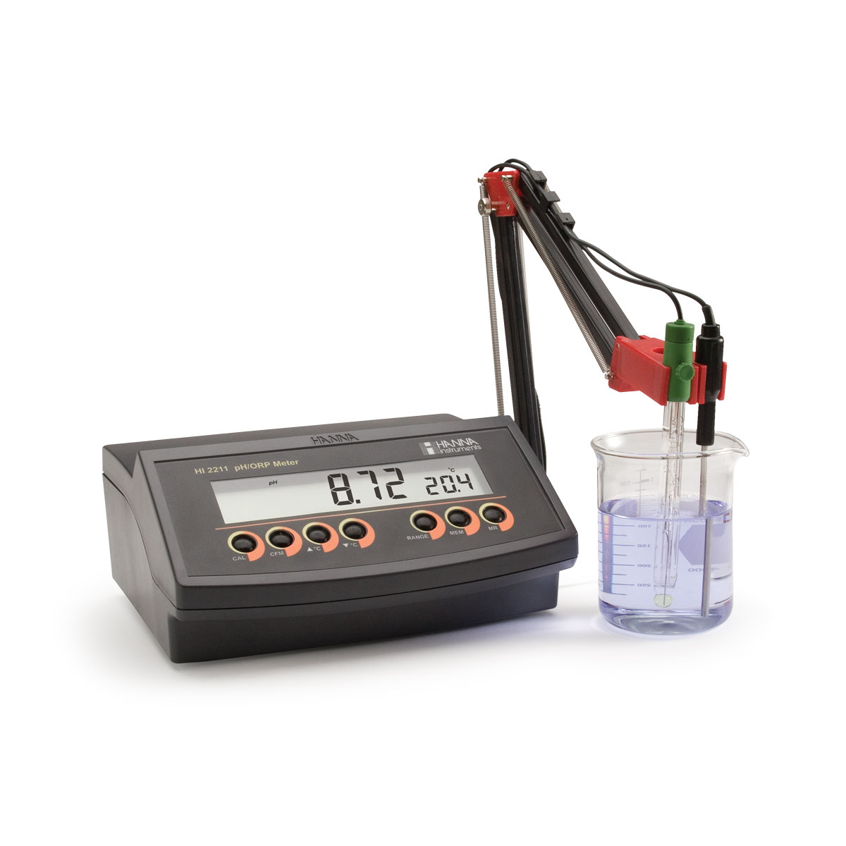 ph and mv and temp bench meter hanna hi2211