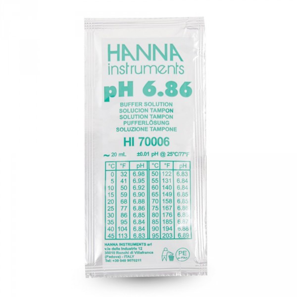 Buffer sachets hanna hi70006c
