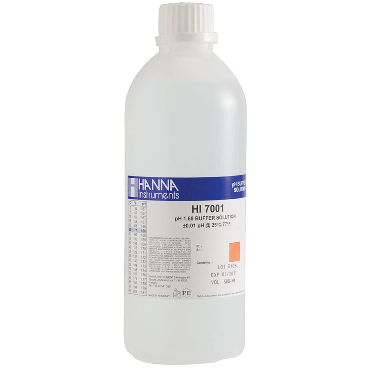 Buffer solution hanna hi7001l