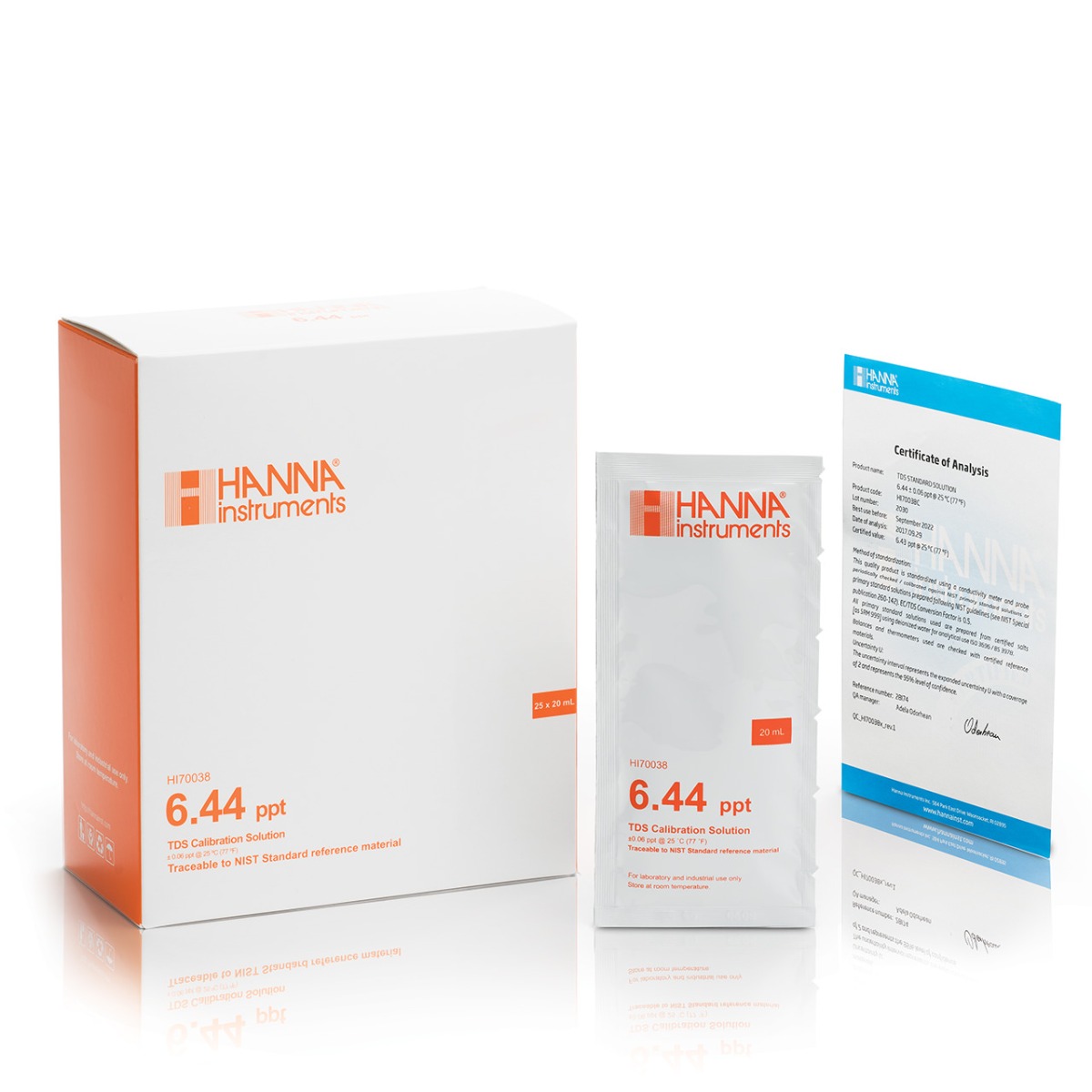 Calibration solution hanna hi70038c