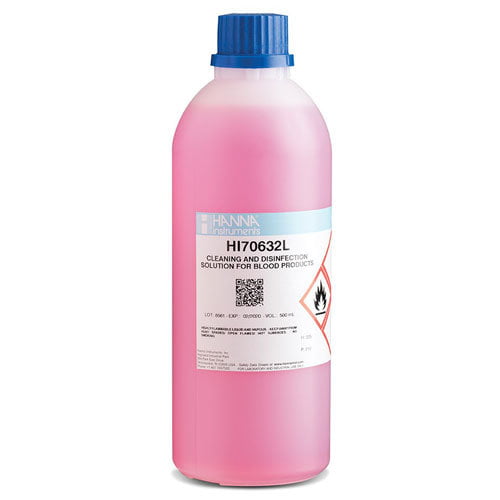 น้ำยาฆ่าเชื้อโรคสำหรับผลิตภัณฑ์เลือด hanna hi70632l