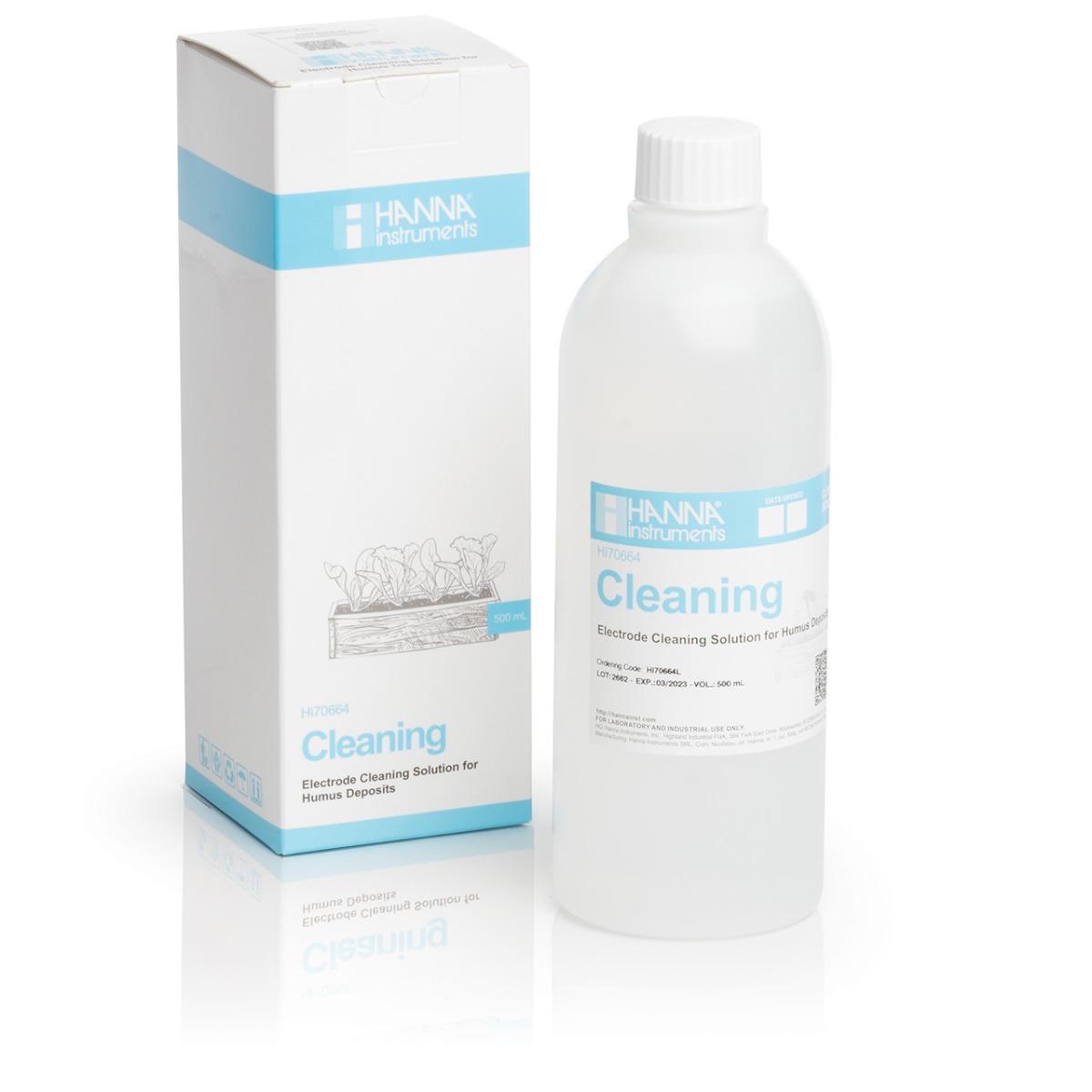 น้ำยาทำความสะอาดสำหรับปุ๋ยอินทรีย์ hanna hi70664l
