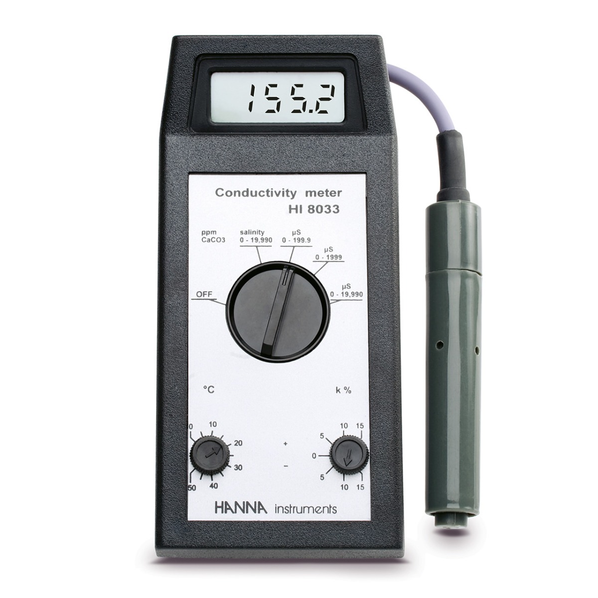 เครื่องวัดแบบพกพาหลายช่วง hanna hi8033 