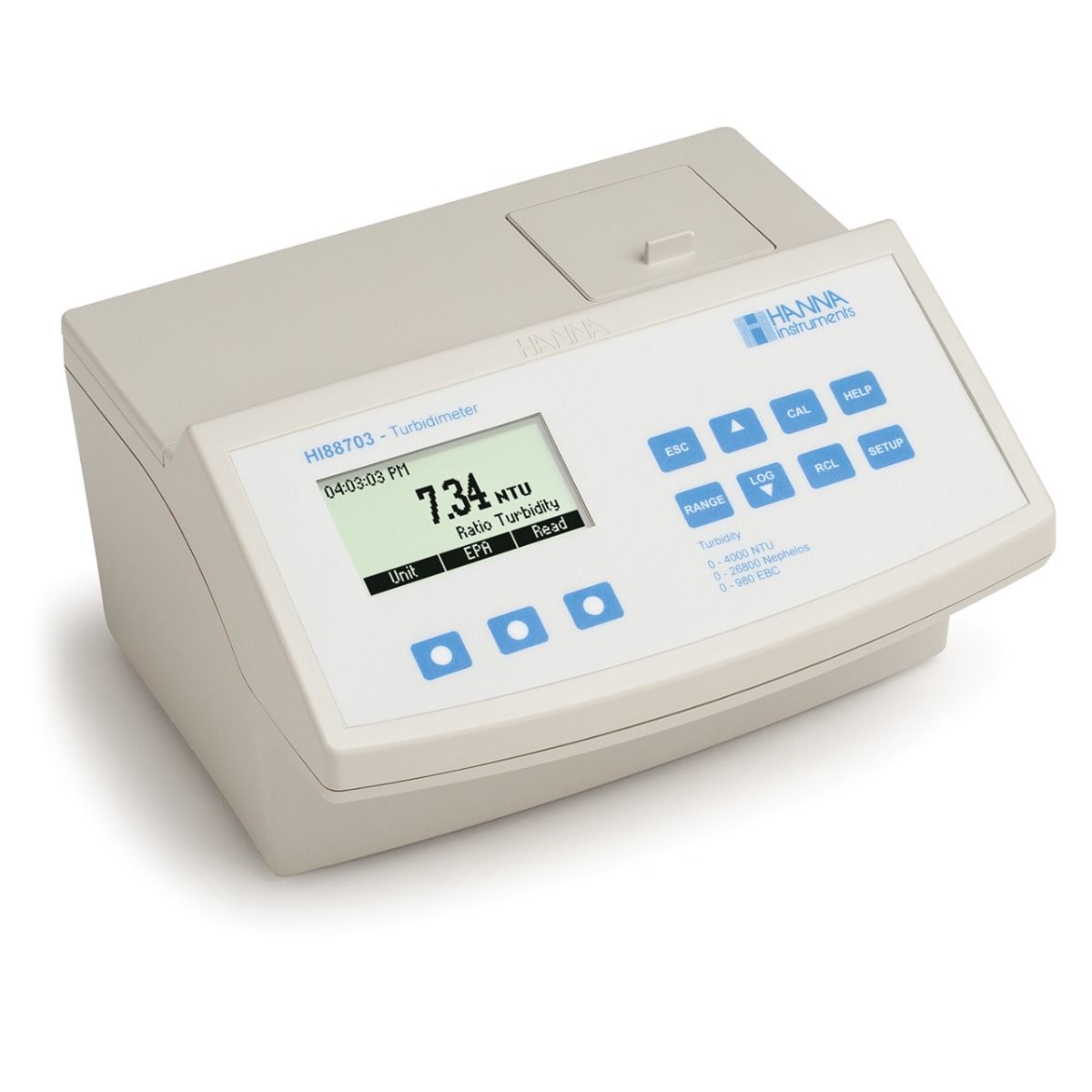 Epa compliant benchtop turbidity meter hanna hi88703