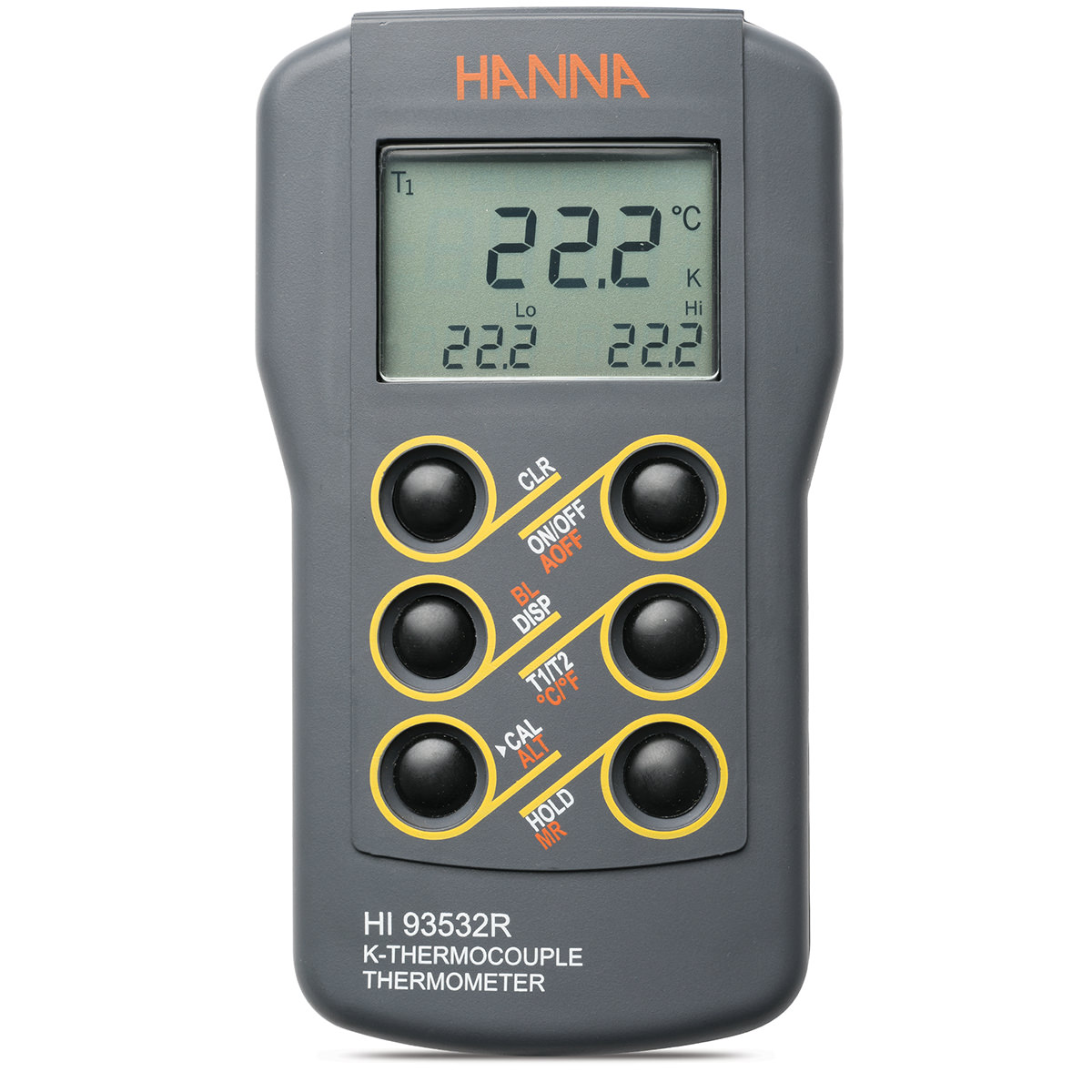 เครื่องวัดอุณหภูมิเทอร์โมคัปเปิล hanna hi93532r