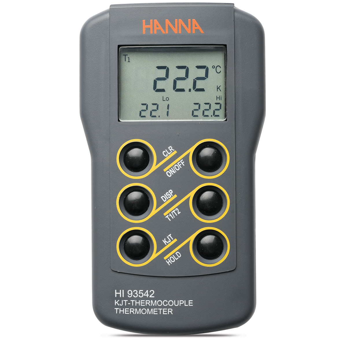 เครื่องวัดอุณหภูมิเทอร์โมคัปเปิล hanna hi93542 