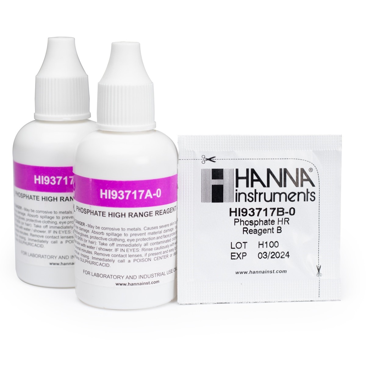 Phosphate hr reagents hanna hi93717-01