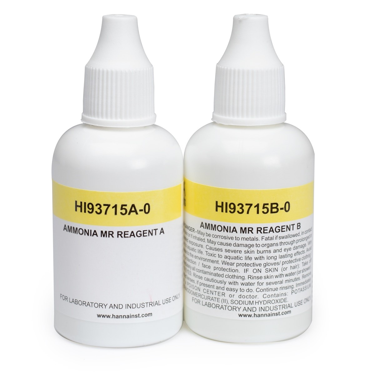 Ammonia medium range reagents hanna hi93715-03