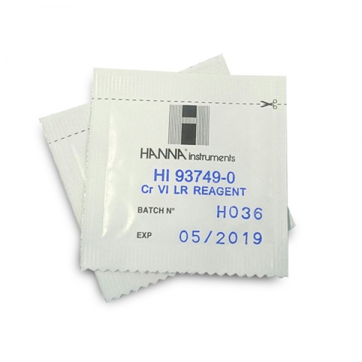 ซองผงรีเอเจนต์สำหรับโครเมียม hanna hi93749-01 
